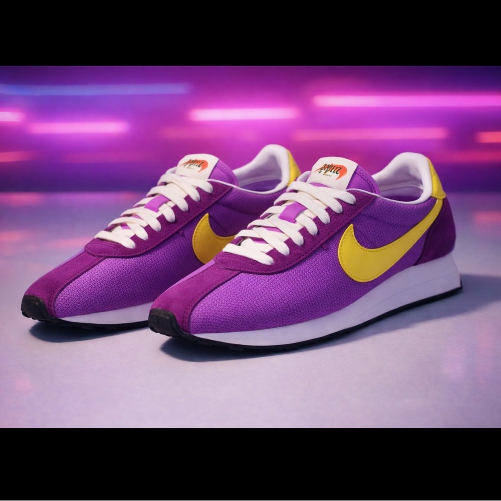 NWT Nike x Stranger Things LD-1000 Sneakers Limited Edition Fuchsia/Yellow 10.5